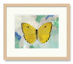 Butterflies Art Yellow